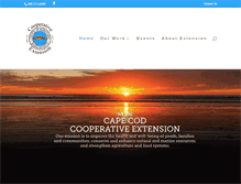Tablet Screenshot of capecodextension.org